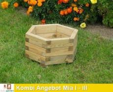 KOMBI Angebot Pflanzkasten MIA I-III