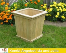 KOMBI Angebot Pflanzkasten IDA und JULIA