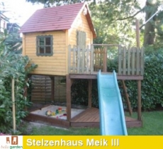 Stelzenhaus - Spielturm als Boot Meik I