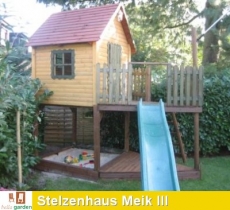Stelzenhaus  - Spielturm als Boot Meik II